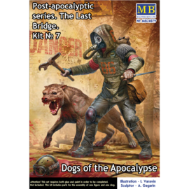Master Box Master Box - Dogs of the Apocalypse - Post-apocalyptic series. The Last Bridge. Kit No 7 - 1:24