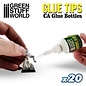 Green Stuff World 20x Precision tips for Super Glue Bottles