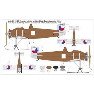 Kovozávody Prostějov Avia BH-10 with skis - 1:72