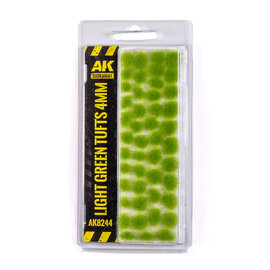 AK Interactive AK Interactive - Light Green Tufts 4mm