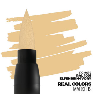 AK Interactive Real Color Marker Elfenbein / Ivory RAL 1001