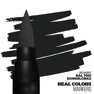 AK Interactive Real Color Marker Dunkelgrau RAL 7021