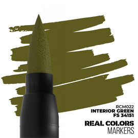 AK Interactive AK Interactive - Real Color Marker Interior Green FS 34151