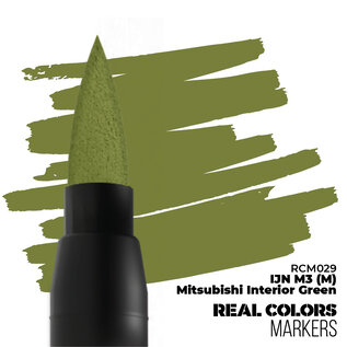 AK Interactive Real Color Marker Mitsubishi Interior Green IJN M3 (M)