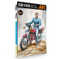 AK Interactive Honda CG125 Japanese Motorcycle - 1:35