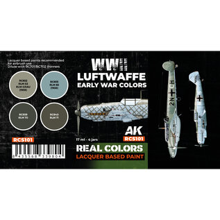 AK Interactive Real Color Set - Luftwaffe Early WW2 Colors