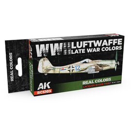 AK Interactive AK Interactive - Real Color Set - Luftwaffe Late WW2 Colors