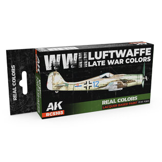 AK Interactive Real Color Set - Luftwaffe Late WW2 Colors