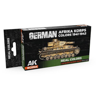 AK Interactive Real Color Set - Afrika Korps Colors 1941 - 1943