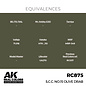 AK Interactive Real Colors - RC875 S.C.C. 15 Olive Drab