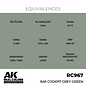 AK Interactive Real Colors Air - RC967 RAF Cockpit Grey-Green