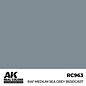 AK Interactive Real Colors Air - RC963 RAF Medium Sea Grey BS381C/637