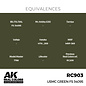 AK Interactive Real Colors Air - RC903 Olive Green/USMC Green RAL 6003/FS34095