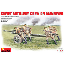 MiniArt MiniArt - Soviet Arlillery Crew on Maneuver - 1:35