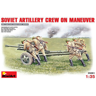 MiniArt Soviet Arlillery Crew on Maneuver - 1:35