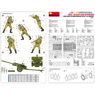 MiniArt Soviet Arlillery Crew on Maneuver - 1:35