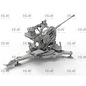 ICM 2cm Flak 38 WWII German AA Gun - 1:35