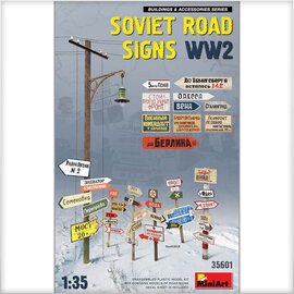 MiniArt MiniArt - Soviet Road Signs WWII - 1:35