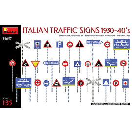 MiniArt MiniArt - Italian Traffic Signs 1930 - 40's - 1:35