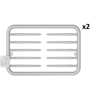 MiniArt 7,5cm PaK40 Ammo Boxes with shells - Set 2 - 1:35