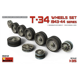 MiniArt MiniArt - T-34 Wheels Set - 1943 - 44 series - 1:35