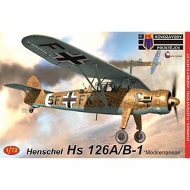 Kovozávody Prostějov Kovozávody Prostějov - Henschel Hs 126B-1 "Mediterranean" - 1:72