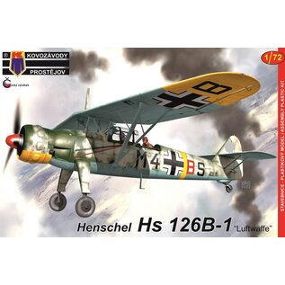Kovozávody Prostějov Henschel Hs 126B-1 "Luftwaffe" - 1:72