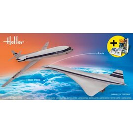 Heller Heller - Sud SE-210 Caravelle & BAC Aérospatiale Concorde - 1:100