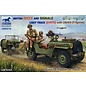 Bronco Models British Recce And Signals Light Truck (2 Kits) with Crew (5 figures) - 1:35