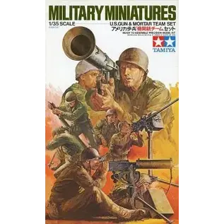 TAMIYA U.S. Gun and Mortar Team - 1:35