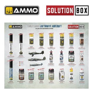 AMMO by MIG Solution Box Early WWII Luftwaffe Aircraft - Colors & Weathering System