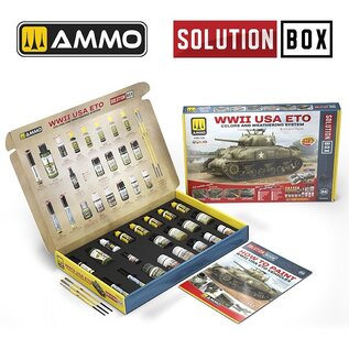 AMMO by MIG Solution Box WWII USA ETO - Colors & Weathering System