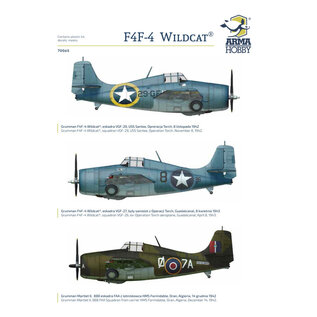 Arma Hobby Grumman F4F-4 Wildcat "Operation Torch" - 1:72