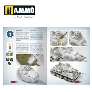 AMMO by MIG Solution Book "How to Paint WWII Soviet Winter Vehicles"