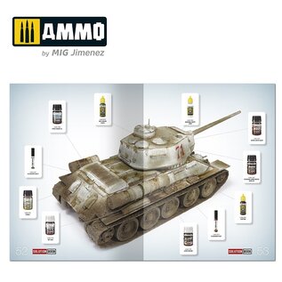 AMMO by MIG Solution Book "How to Paint WWII Soviet Winter Vehicles"