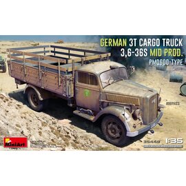 MiniArt MiniArt - German 3t Cargo Truck 3,6-36S Mid Production. PMQ600-Type - 1:35