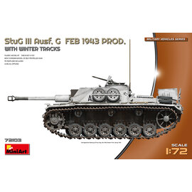 MiniArt MiniArt - StuG III Ausf. G Feb. 1943 Prod. with Winter Tracks - 1:72