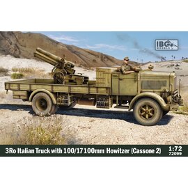 IBG Models MiniArt - Italian 3Ro Truck with 100mm Howitzer 100/17 (Cassone 2) - 1:72