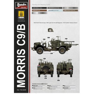 Thunder Model British Morris Bofors C9/B Late - 1:35