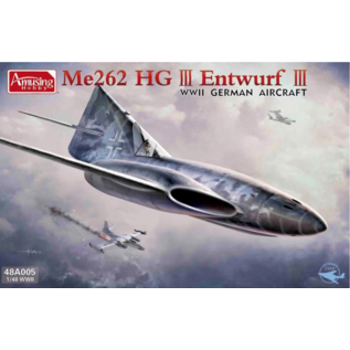 Amusing Hobby Messerschmitt Me 262 HG III Entwurf III - 1:48
