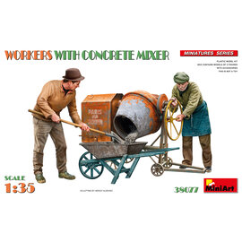 MiniArt MiniArt - Workers with Concrete Mixer - 1:35