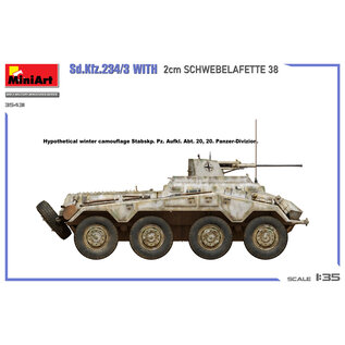 MiniArt Sd.Kfz. 234/3 with 2cm Schwebelafette 38 - 1:35