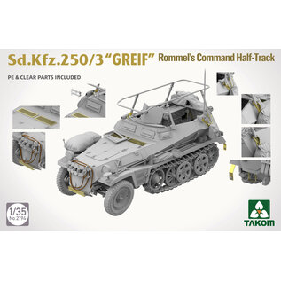 TAKOM TAKOM - Sd.Kfz.250/3 “GREIF” Rommels Command Half-Track - 1:35