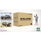 TAKOM Sd.Kfz.250² BOX Sd.Kfz.250/1 + Sd.Kfz.250/3 "GREIF" + 1/16 Erwin Rommel - 1:35