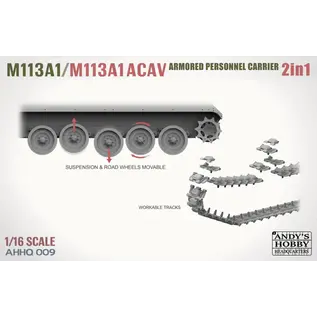 Andy's Hobby Headquarters M113A1 / M113A1 ACAV - 2 in 1 Kit - 1:16
