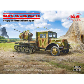 ICM ICM - Sd.Kfz.3b with Flak 38 Truppenluftschutzwagen - 1:35