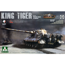 TAKOM TAKOM - Sd.Kfz. 182 Pz.Kpfw. VI King Tiger Henschel Turret w/Zimmerit - 1:35