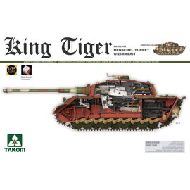 TAKOM TAKOM - Sd.Kfz. 182 Pz.Kpfw. VI King Tiger Henschel w/Zimmerit - 1:35