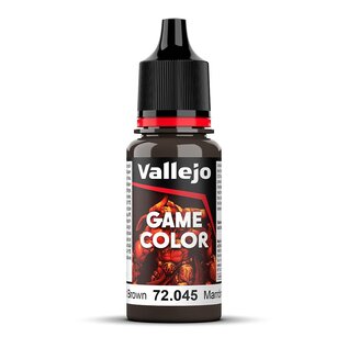 Vallejo Game Color - 045 Charred Brown, 18ml