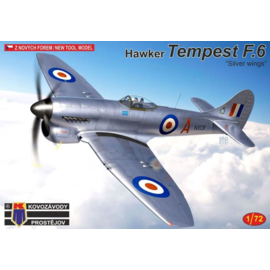 Kovozávody Prostějov Kovozávody Prostějov - Hawker Tempest F.6 "Silver wings" - 1:72